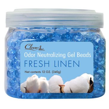 Clear Air Fresh Linen Gel Beads 12oz