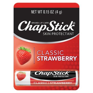 ChapStick Classic Strawberry SPF4 Lipcare Lip Balm, .15oz