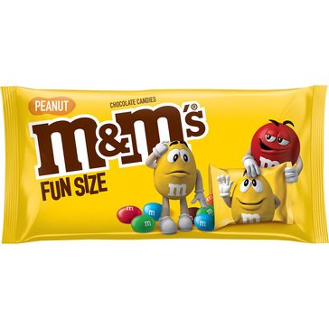 M&M's Fun Size Peanut & Chocolate Candies, 10.57oz