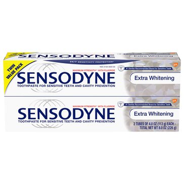 Sensodyne Extra Whitening 2-Pack Toothpaste, 8oz