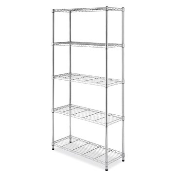 Whitmor Supreme Chrome 5-Tier Shelving