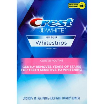 Crest 3D White Whitestrips Gentle Routine Teeth Whitening Kit, 14-Treatments
