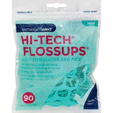 Exchange Select Hi-Tech Mint Flossers, 90-count