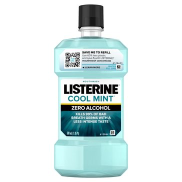 Listerine Ultraclean Zero Mouthwash 500ml