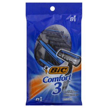 Bic Men's Comfort 3 Disposable Razors 8-Pack