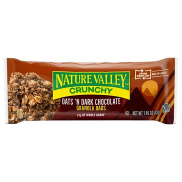 Nature Valley Crunchy Oats N' Dark Chocolate Granola Bar, 1.49oz