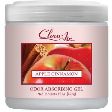 Clear Air Apple Cinnamon Solid Gel Odor Absorber 15oz
