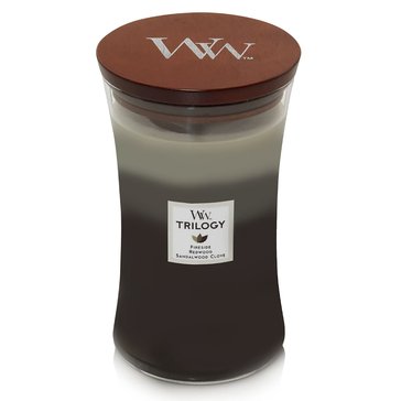 Woodwick Warm Woods Large Trilogy Candle