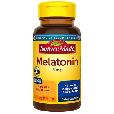 Nature Made 3mg Melatonin Tablets, 120-count