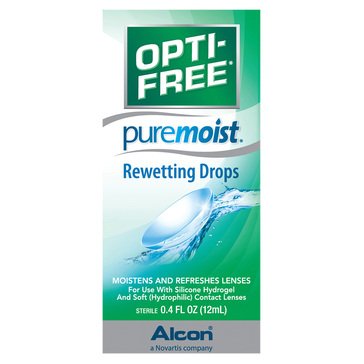 Opti-Free Pure Moist Rewetting Eye Drops, .4 fl oz