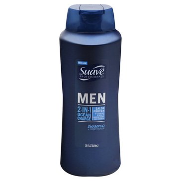 Suave Professionals Men Ocean Charge 2-in-1 Shampoo and Conditioner 32oz