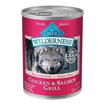 Blue Buffalo Wilderness 12.5 oz. Salmon Dinner Adult Wet Dog Food