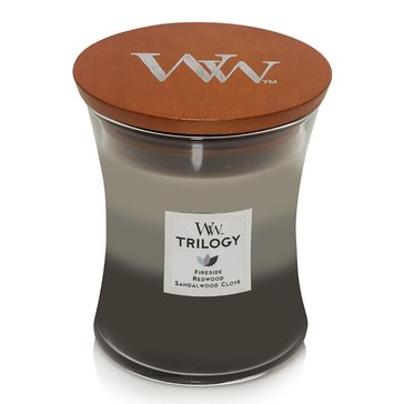 Woodwick Warm Woods Mediumium Trilogy Jar