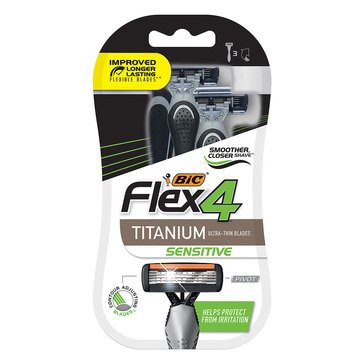 Bic Men's Flex4 Blade Dispenser Razors 3-Pack