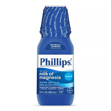 Phillips Milk of Magnesia Origininal Liquid, 12oz