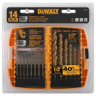 Dewalt Titanium Nitride Coating Drill Bit Set