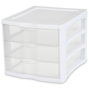 Sterilite 3-Drawer Clearview Organizer