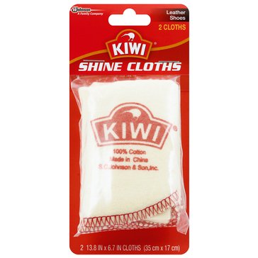 KIWI N Easy Shine Cloths, 2-Count