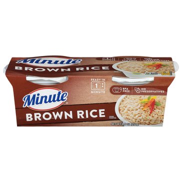 Minute Brown Rice, 2-Pack