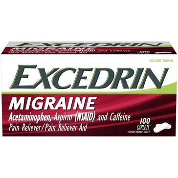 Excedrin Migraine Pain Relief Coated Caplets