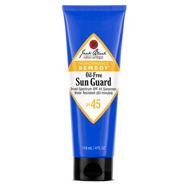 Jack Black Oil Free Very SPF45 Water Resistant Sunscreen Lotion, 4oz