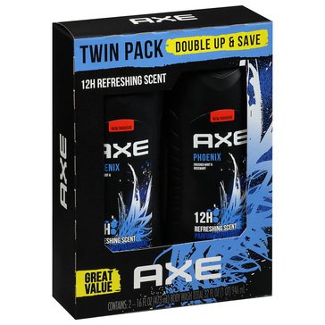 Axe Phoenix Shower Gel Body Wash 16oz 2-Pack