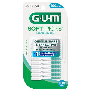 GUM Soft-Picks Original Interdental Flexible Picks, 100-count  