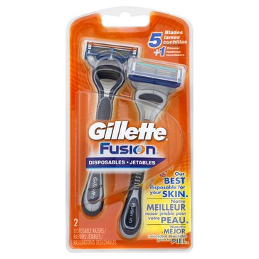 Gillette Sensor 5 Men's Disposable Razor 2-Count