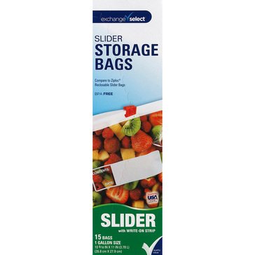 Exchange Select Slider Storage Bag, Gallon