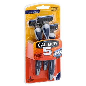 Exchange Select Caliber 5 Disposable Razor 3-Count