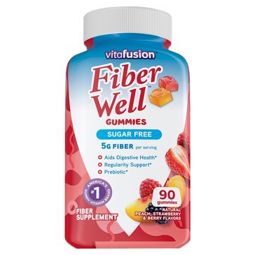 Vitafusion Fiber Well Gummies, 90-count