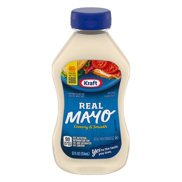 Kraft Creamy & Smooth Real Mayonnaise, 12oz