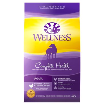 Wellness Complete Health Adult Dog Food, 30 lbs