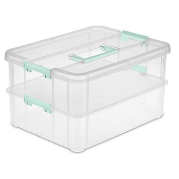 Sterilite Stack And Carry 2-Layer Box