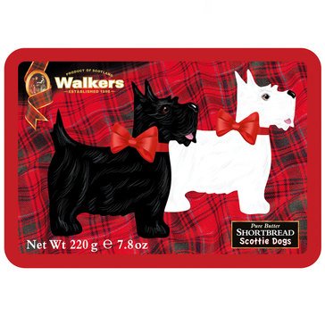 Walkers Scottie Dogs Shortbread Tin 7.8oz