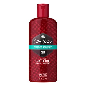 Old Spice Pure Sport 2in1 Shampoo and Conditioner for Men's 13.5oz