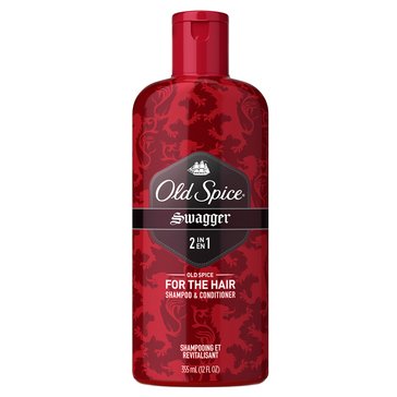 Old Spice Swagger 2-in-1 Shampoo and Conditioner 12oz