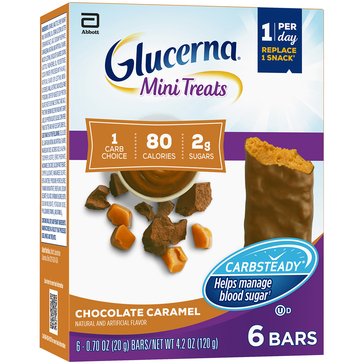 Glucerna Mini Snacks Chocolate Caramel, 4-Count