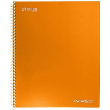 Top Flight Wired 3-Subject Notebook 