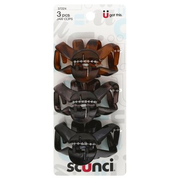 Scunci O-Countopus Jaw Clip 3-Count