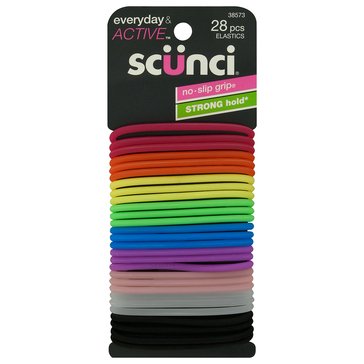 Scunci No Slip Evolution Elastics 28-Pack