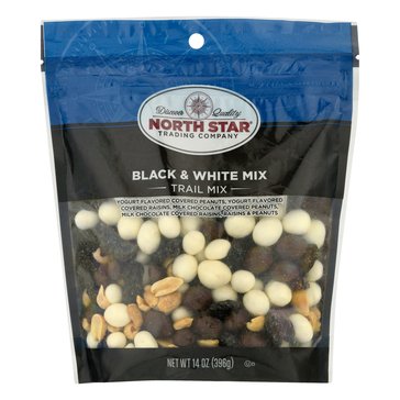 North Star Black & White Trail Mix, 14oz