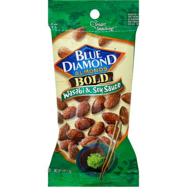 Blue Diamond Wasabi & Soy Sauce Almonds, 4oz