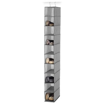 Whitmor Crosshatch Gray Hanging Shoe Shelves