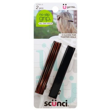 Scunci No Slip Grip Barrettes