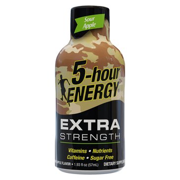 5 Hour Energy Sour Apple Extra Strength Singles