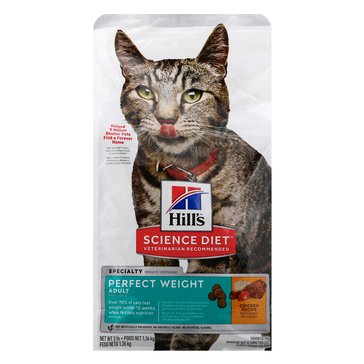 Hill's Science Diet Feline Perfect Weight Cat Food, 3 lbs