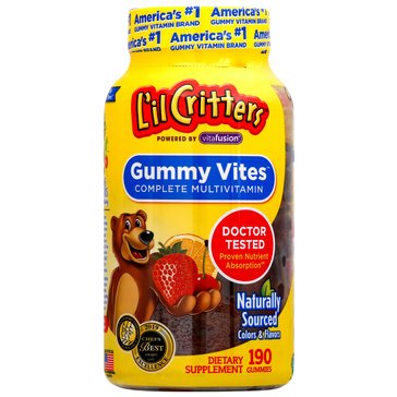 L'il Critters Gummy Vites, 190-Count