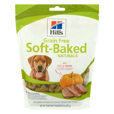 Hill's Science Diet Grain Free Soft Baked Naturals with Duck And Pumpkin Dog Treats, 8 oz