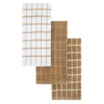 Harbor Home 3-pack Checkered Kitchen Towel